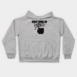 Beast mode No Design Kids Hoodie